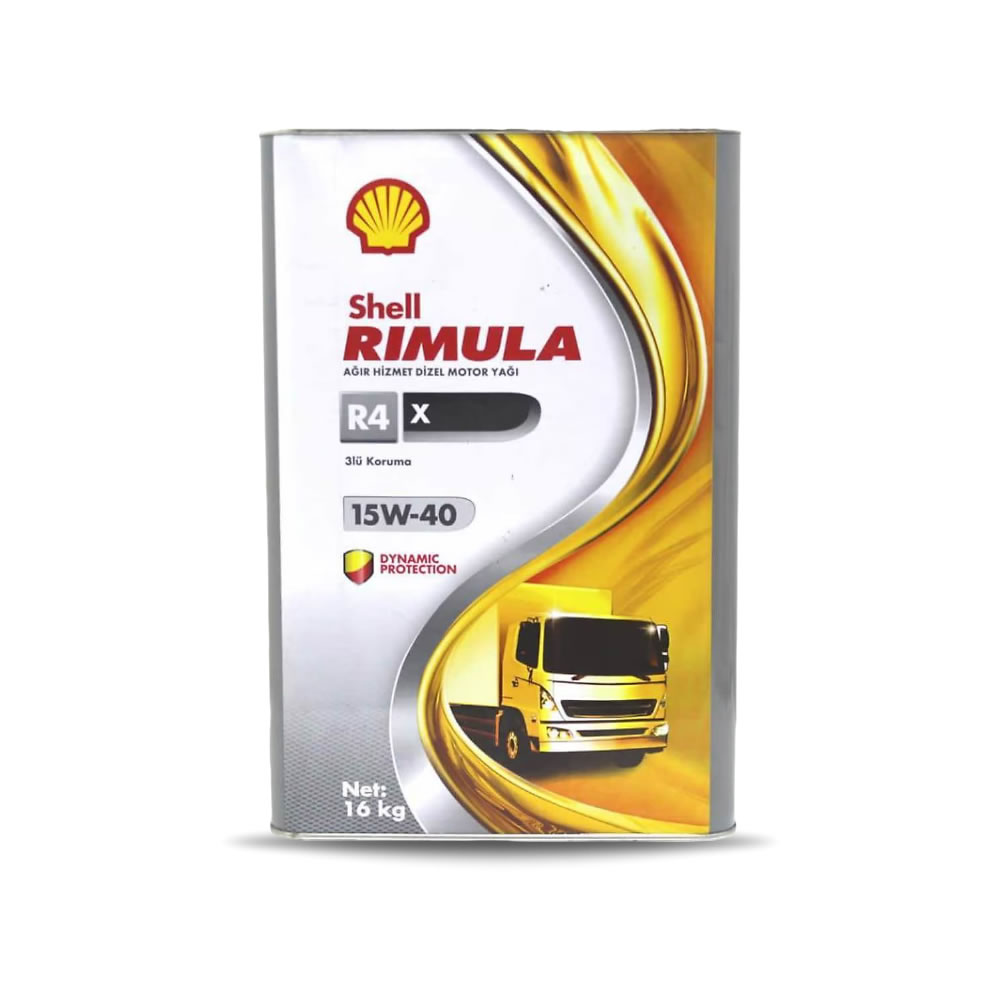 زيت شل Rimula R4 15W-40 3 عبوات 16 كجم زيت محرك حماية