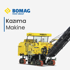 Bomag Kazıma Makineleri İkinciel Çıkma